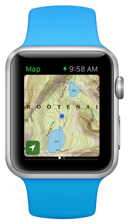 maps on apple watch series 4