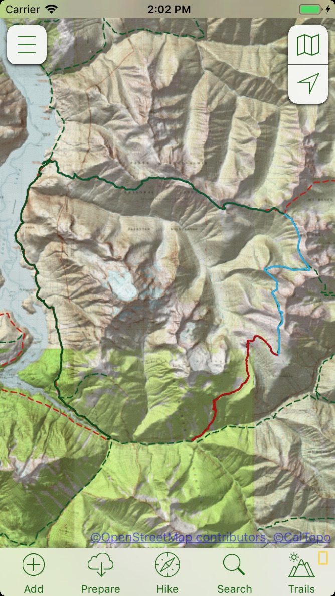 How I Use Topo Maps+ to Plan a Backpacking Trip | Glacier Peak Studios